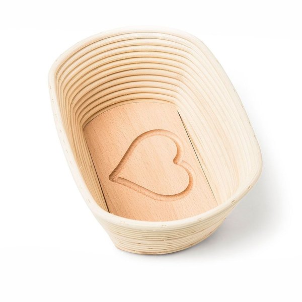 Waldner Brotform Special oval mit Holzboden aus Peddigrohr